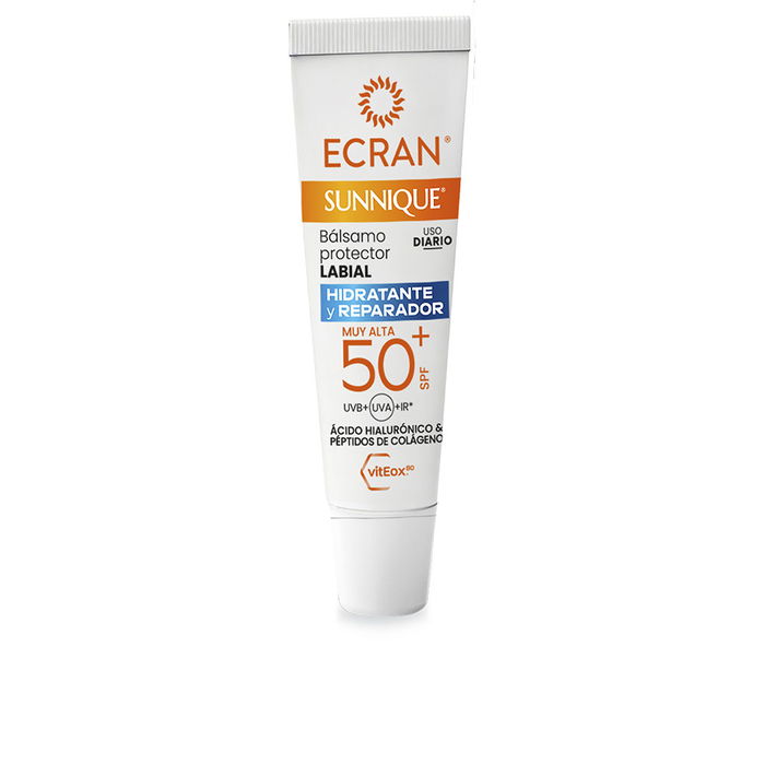 Ecran SUNNIQUE Bâton à Lèvres Protecteur SPF50+ - Soin Hydratant et Anti-Âge avec Acide Hyaluronique - 10 ml Ecran SUNNIQUE Bâton à Lèvres Protecteur SPF50+ - Soin Hydratant et Anti-Âge avec Acide Hyaluronique - 10 ml