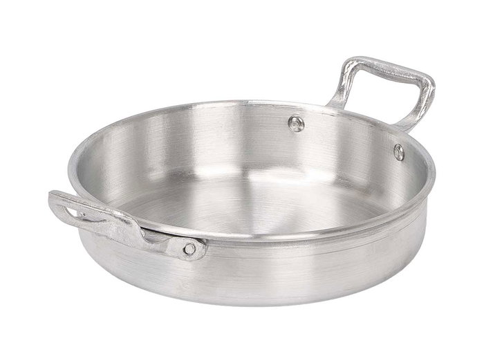 KINVARA Poêle en aluminium avec poignées 18cm Plata, Lot de 6