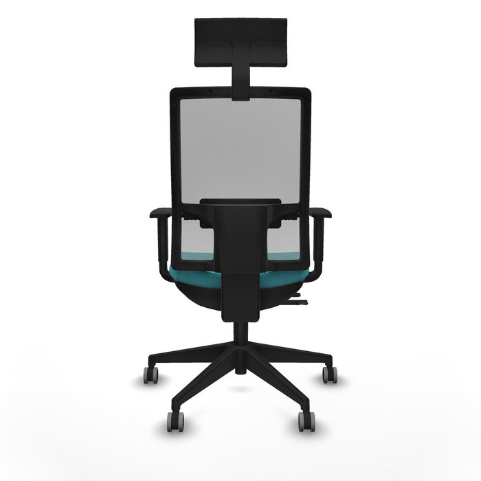 Chaise de Bureau avec Appui-tête Piqueras y Crespo 1D066G1 Turquoise