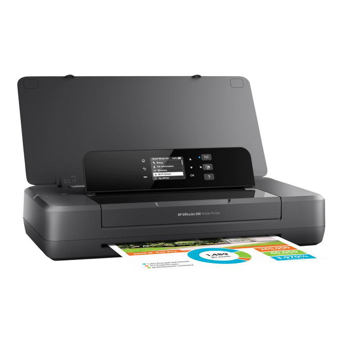 HP OfficeJet 200 Mobile Imprimante Jet d'Encre Couleur Portable, Wi-Fi, USB, CZ993A#BHC
