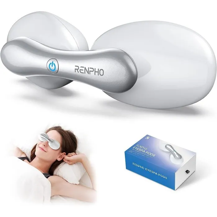 Renpho Eyespa Pods G009 Masque oculaire chaud et froid - Blanc
