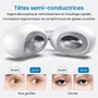 Renpho Eyespa Pods G009 Masque oculaire chaud et froid - Blanc