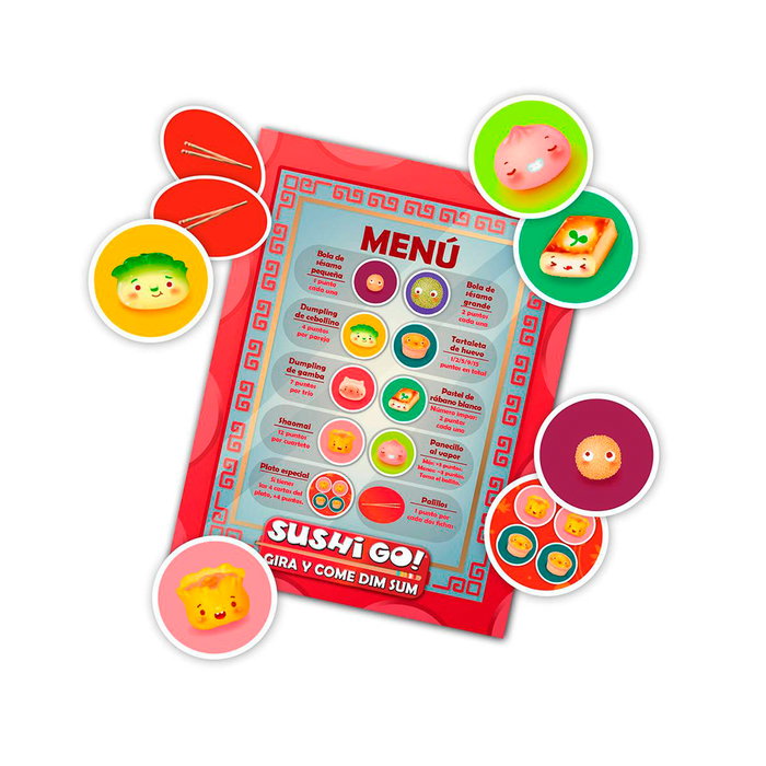 Devir Sushi Go Gira y Come Dim Sum