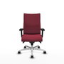 Piqueras Y Crespo Chaise de Bureau Albacete Confidente, Mécanisme Synchrone, Granat