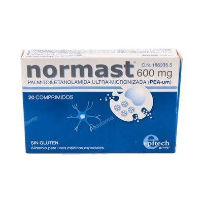Epitech Normast 600 mg, 20 comprimés, Complément alimentaire Palmitoïléthanolamide Epitech Normast 600 mg, 20 comprimés, Complément alimentaire Palmitoïléthanolamide