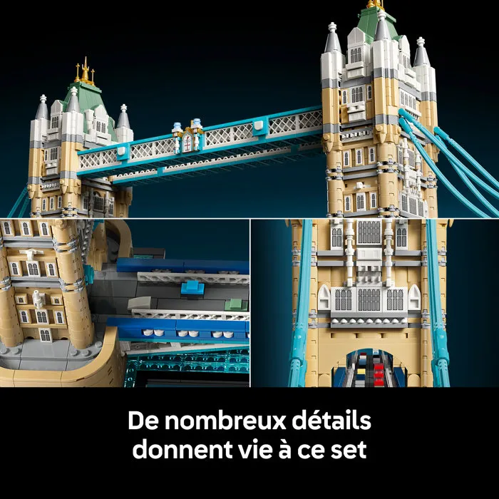 LEGO Architecture Tower Bridge 21067 - Set de Construction pour Adulte - Maquette DIY LEGO Architecture Tower Bridge 21067 - Set de Construction pour Adulte - Maquette DIY