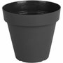 Artevasi Pot de fleur CAPRI Anthracite Rond