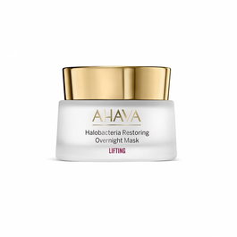 Ahava - Masque de nuit crème réparateur et liftant aux Halobacteria, pour le visage, 50 ml
