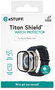 eSTUFF Titan Shield Protection d'écran Intégrale 360° 2-en-1 Antibactérienne en Verre Trempé pour Apple Watch Ultra - Claire
