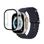 eSTUFF Titan Shield Protection d'écran Intégrale 360° 2-en-1 Antibactérienne en Verre Trempé pour Apple Watch Ultra - Claire