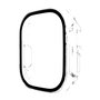 eSTUFF Titan Shield Protection d'écran Intégrale 360° 2-en-1 Antibactérienne en Verre Trempé pour Apple Watch Ultra - Claire