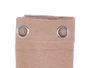 Giftdecor Cortina Marron Transparente Tissu Polyester Lin 34x27x3 cm (Set de 6)