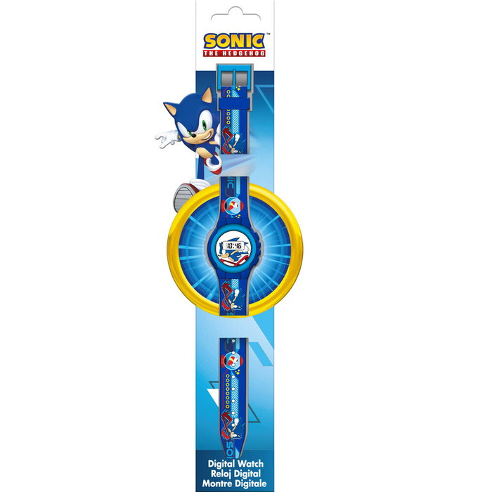 KIDS LICENSING Montre numérique Sonic The Hedgehog - 29 x 9.5 cm