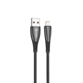 Qcharx international Cable Berlin USB vers Lightning 3A - 1m - Zinc noir