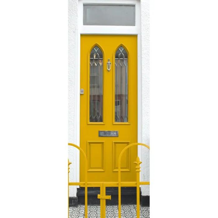 Ripolin - Peinture Multi-Supports Jaune Miel RAL 1004 Mat, 2 Litres - Bois, Fer, Béton, PVC, Résiste aux UV et Intempéries