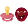 Bibs Sucette bébé Coral Ruby Taille 1 - Pack de 2