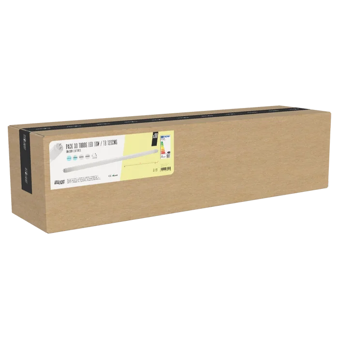 BX3 LIGHT Pack de 30 Tubes LED T8 18W 1440lm 6000K Blanc Froid 1200mm 40000h - Ref BX3-T8-PC-1,2M-30-CW pour Remplacement Fluorescent