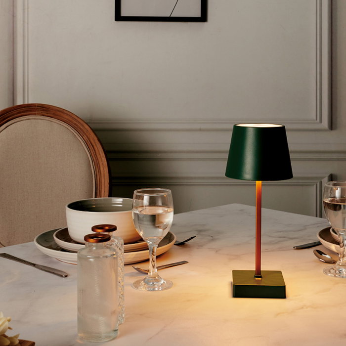 Home Deco Factory Lampe LED Tactile Verte