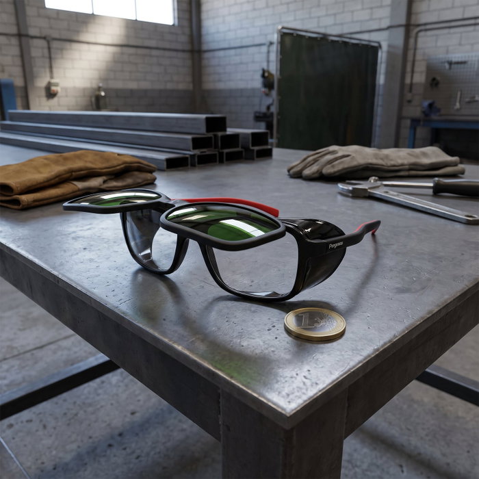 OPTOR Lunettes de soudage Pegaso Duplex 1095 Ø5 avec lentilles graduées OPTOR Lunettes de soudage Pegaso Duplex 1095 Ø5 avec lentilles graduées