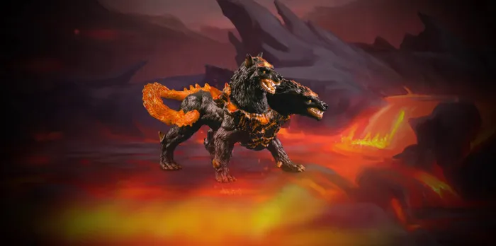 Schleich 42451 Figurine Eldrador Creator - Cerbère de lave, figurine jouet pour enfant de 7 ans et plus