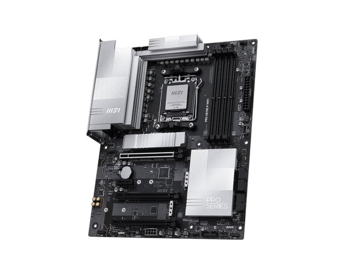 MSI PRO X870E-P WiFi Carte mère AMD AM5 ATX, DDR5, Wi-Fi 7, PCIe 5.0, 3x M.2, 5G LAN MSI PRO X870E-P WiFi Carte mère AMD AM5 ATX, DDR5, Wi-Fi 7, PCIe 5.0, 3x M.2, 5G LAN
