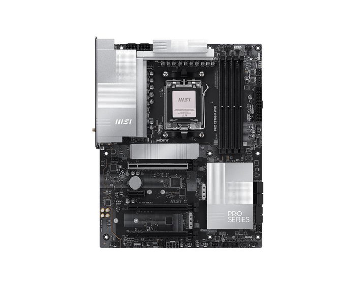 MSI PRO X870E-P WiFi Carte mère AMD AM5 ATX, DDR5, Wi-Fi 7, PCIe 5.0, 3x M.2, 5G LAN MSI PRO X870E-P WiFi Carte mère AMD AM5 ATX, DDR5, Wi-Fi 7, PCIe 5.0, 3x M.2, 5G LAN