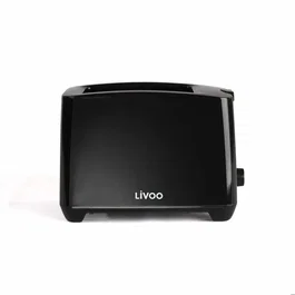 Livoo Grille-pain 2 Fentes DOD162N 750W avec Thermostat Réglable 7 Niveaux, Fonctions Décongélation et Réchauffage, Noir