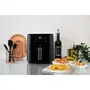 Medion Friteuse à Air 2150 W Noir Écran Tactile 9 Programmes Capacité 6.3 L pour Cuisson Saine P10 XL Réf. 50072999