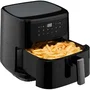 Medion Friteuse à Air 2150 W Noir Écran Tactile 9 Programmes Capacité 6.3 L pour Cuisson Saine P10 XL Réf. 50072999
