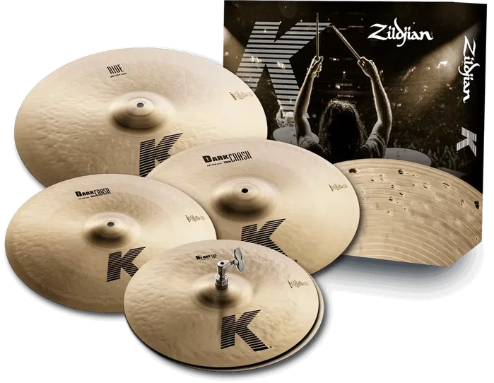 Zildjian K Pack Cymbales Hi-Hat 14" + Crash 16" + Ride 20" + Crash 18"