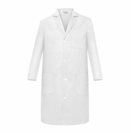 DUVER Blouse de travail homme manches longues blanc Taille 48
