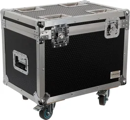 ALGAMLIGHT Flight Case pour 2 Blinder 400 CW WWA, en bois avec mousse intérieure, Algam Lighting