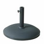 Marbueno Base Parasol Ronde 50x37 cm 25KG Noir Jardin, Piscine, Terrasse 10452