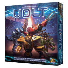 Asmodee PEGI 10 Volt Jeu de société robot gladiateur 2 à 4 joueurs 30 minutes espagnol