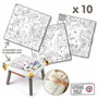 Smoby Feuilles de Coloriage XXL - Pack de 10 feuilles