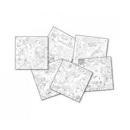 Smoby Feuilles de Coloriage XXL - Pack de 10 feuilles