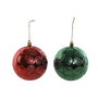 Boules de Noël Home ESPRIT Rouge Vert PVC 20 x 10 x 30 cm (2 Unités)