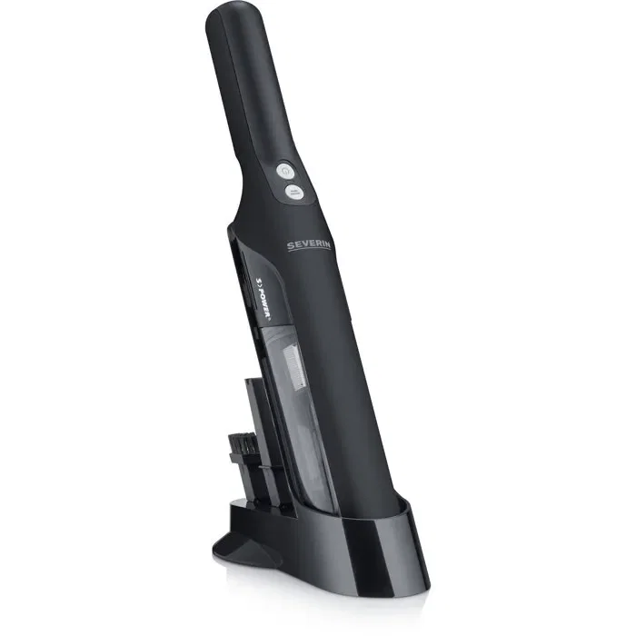 Severin HV9589 - Aspirateur main sans fil 120 W - Autonomie 30 min - Réservoir 200 ml - 2 vitesses - Noir Severin HV9589 - Aspirateur main sans fil 120 W - Autonomie 30 min - Réservoir 200 ml - 2 vitesses - Noir