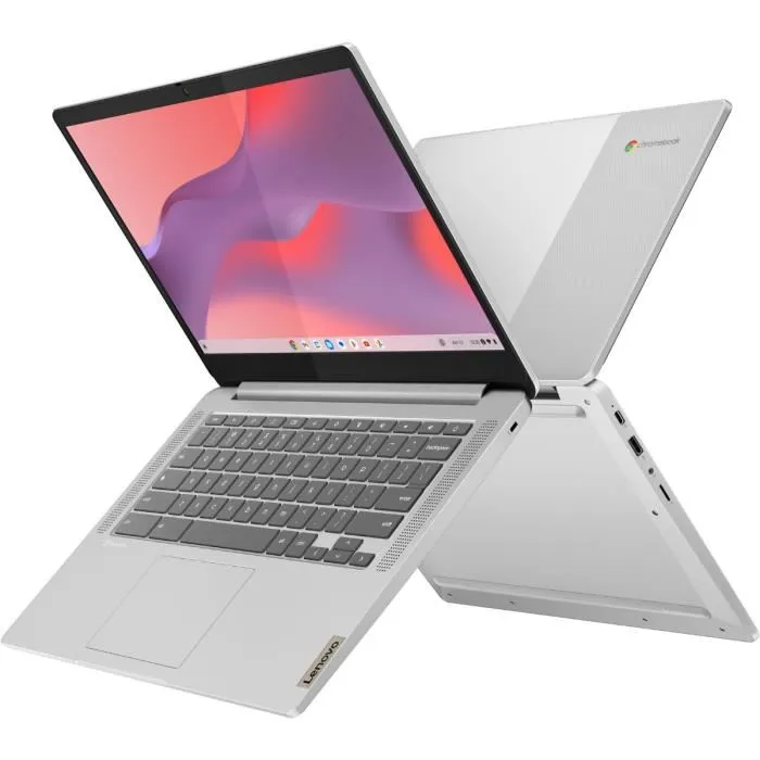 Lenovo IdeaPad Slim 3 14M868 - Chromebook 14" Tactile FHD - Chrome OS - Processeur MT8186 - 8 Go RAM - 128 Go SSD - Clavier AZERTY