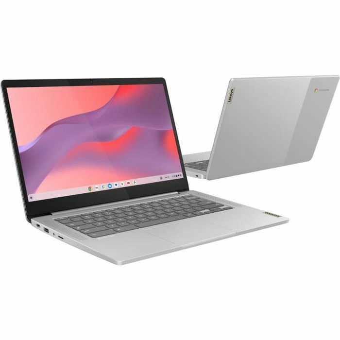 Lenovo IdeaPad Slim 3 14M868 Chromebook 14'' FHD Tactile, 8 Go RAM, 128 Go eMMC, Gris Nuage