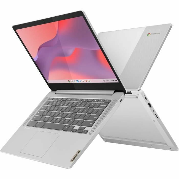 Lenovo IdeaPad Slim 3 14M868 Chromebook 14'' FHD Tactile, 8 Go RAM, 128 Go eMMC, Gris Nuage
