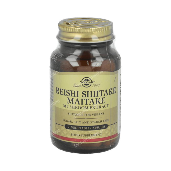 Solgar Reishi Shiitake Maitake 50 gélules – Complément alimentaire champignons médicinaux Solgar Reishi Shiitake Maitake 50 gélules – Complément alimentaire champignons médicinaux