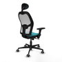 Piqueras y Crespo Chaise de Bureau Jorquera 3D036G1 Turquoise