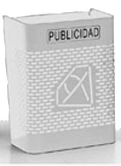 BTV CESTA PUBLICIDAD 240 VERT. PEQ. BLANCO BTV CESTA PUBLICIDAD 240 VERT. PEQ. BLANCO