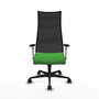 Piqueras y Crespo Chaise de Bureau Albacete Verte et Noire