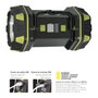 WOLFPACK LINEA PROFESIONAL Lampe LED Multiusos 3 en 1 Rechargeable 400 Lumens