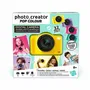 Canal Toys CLK 040 Appareil Photo Numérique Pop Compact Jaune pour Enfants avec Créateur de Photos et Carte SD 8 Go Incluse - Photo et Vidéo