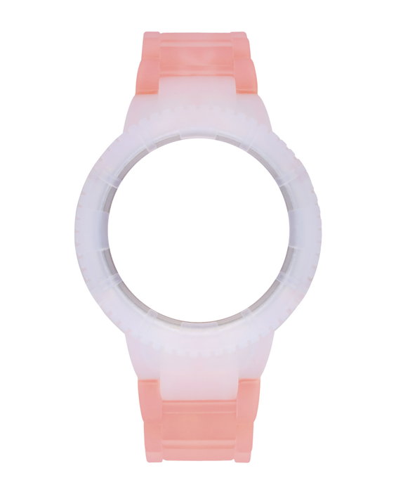 Watxandco Bracelet de montre en silicone Orange 43mm Watxandco Bracelet de montre en silicone Orange 43mm