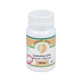 NUTRI-FORCE Coenzyme Q10 100 mg, 60 gélules – Complément antioxydant avec vitamine E