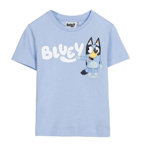 Cerdá Camiseta Corta Single Jersey Bluey 3 Ans - T-shirt Enfant à Manches Courtes 3 Ans avec Motif Bluey - Bleu Clair Cerdá Camiseta Corta Single Jersey Bluey 3 Ans - T-shirt Enfant à Manches Courtes 3 Ans avec Motif Bluey - Bleu Clair